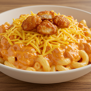 Macaroni au fromage et poulet