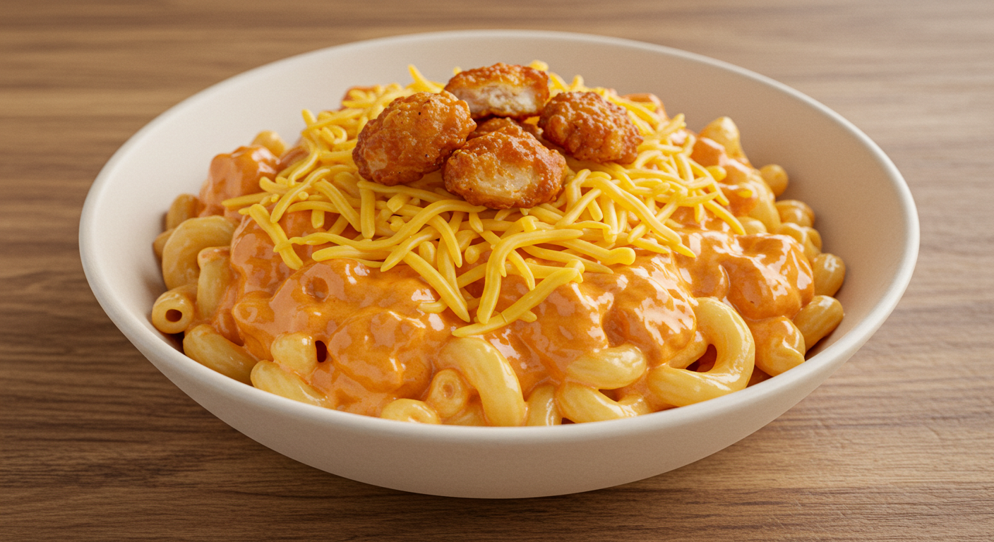 Macaroni au fromage et poulet