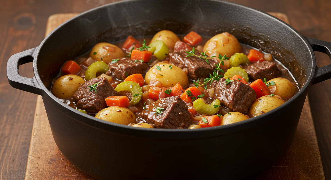 Ragoût de patates au bœuf